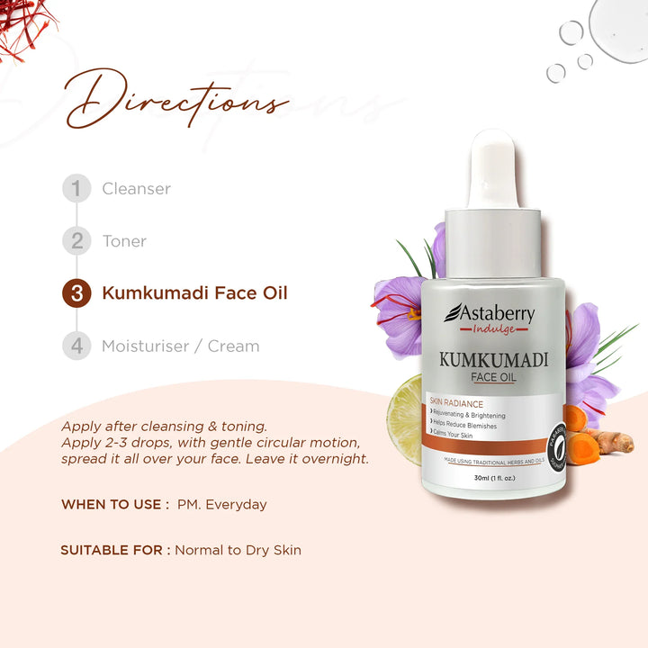 How to Use Kumkumadi Face Oil